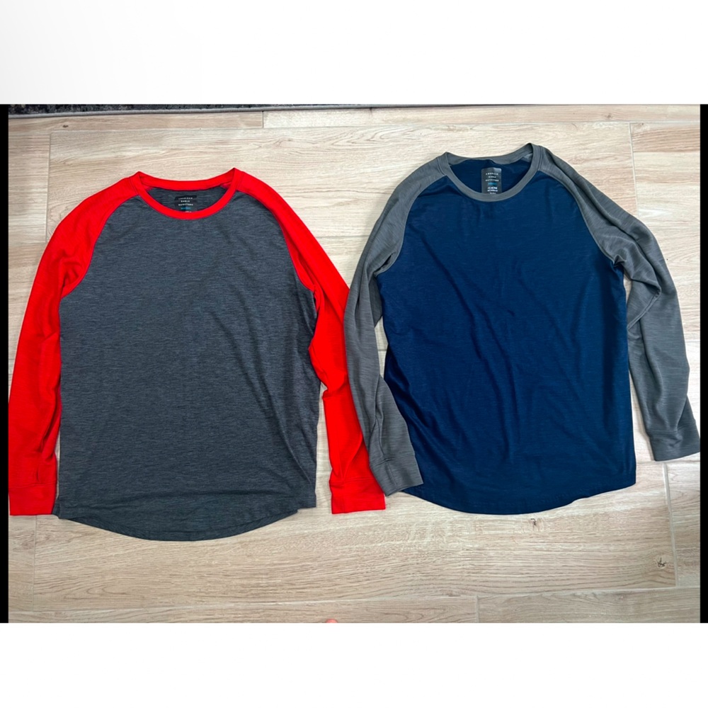 ❌SOLD❌Men’s American Eagle Active 360 Flex Colorblock Top Bundle- Medium
